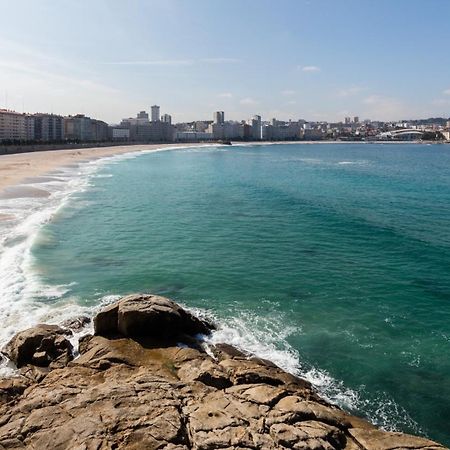 Lujoso Apartamento Centro A 3 Minutos De La Playa A Coruna Ngoại thất bức ảnh